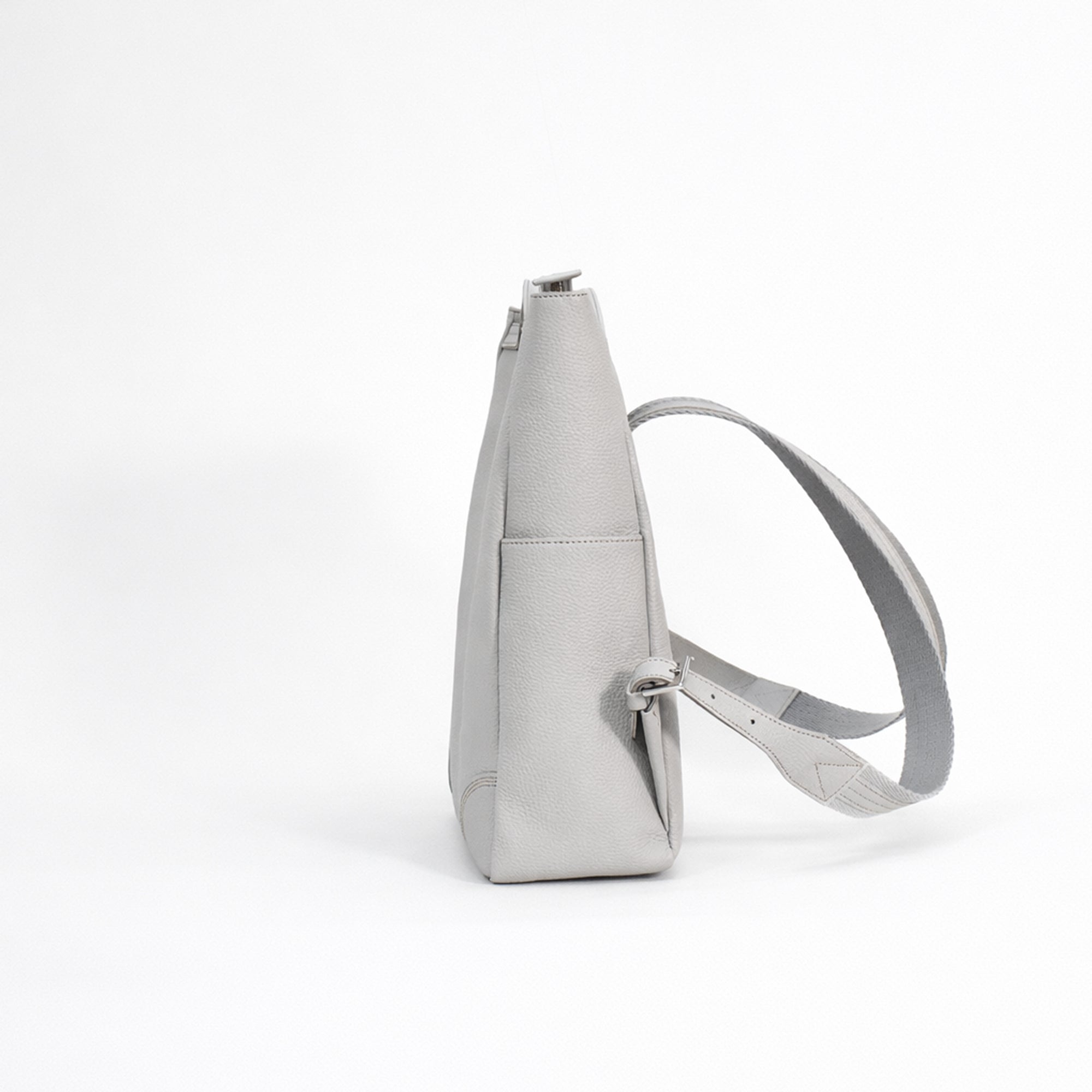 Genuine leather multi-functional shoulder pouch