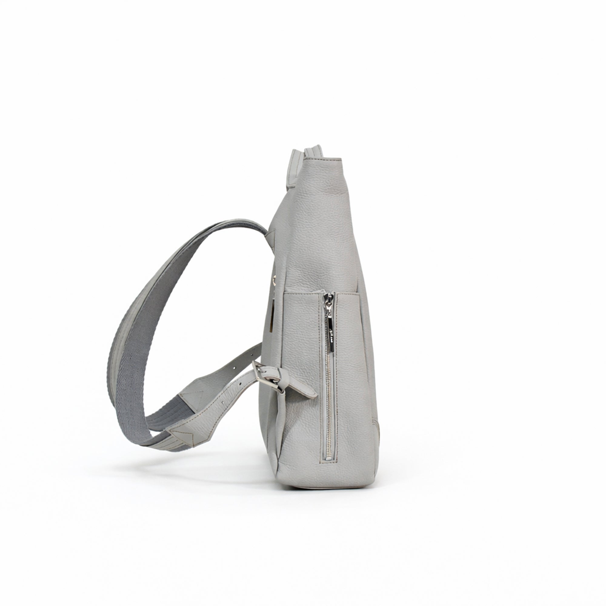 Genuine leather multi-functional shoulder pouch