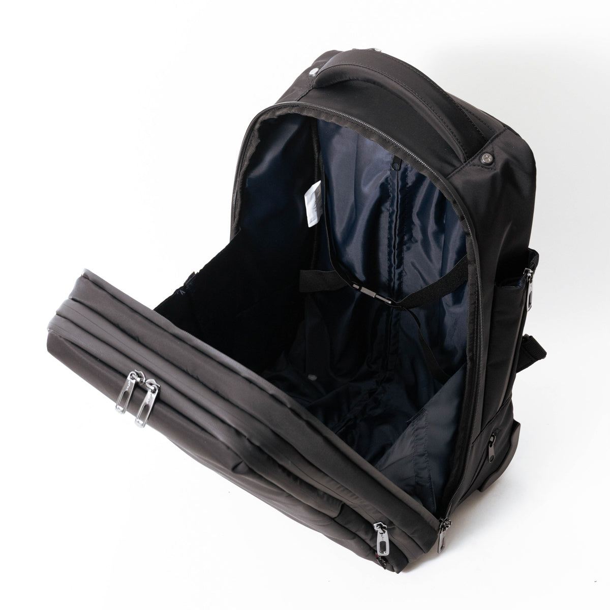 Rain-resistant two-wheeled backpack carry, size S