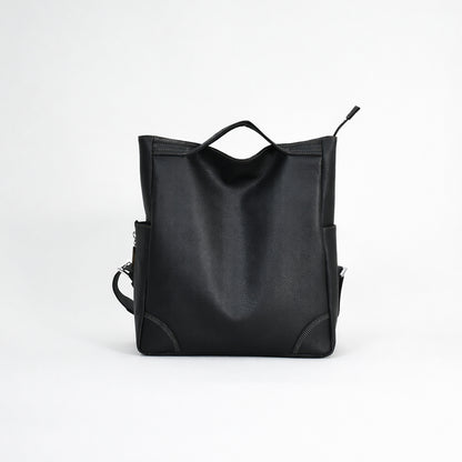 Genuine leather multi-functional shoulder pouch