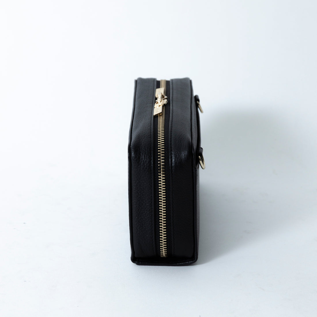 Genuine leather multi-functional shoulder pouch