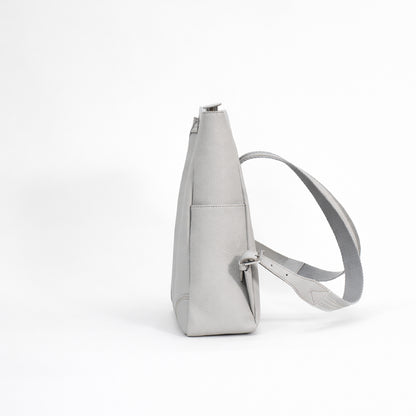Genuine leather multi-functional shoulder pouch