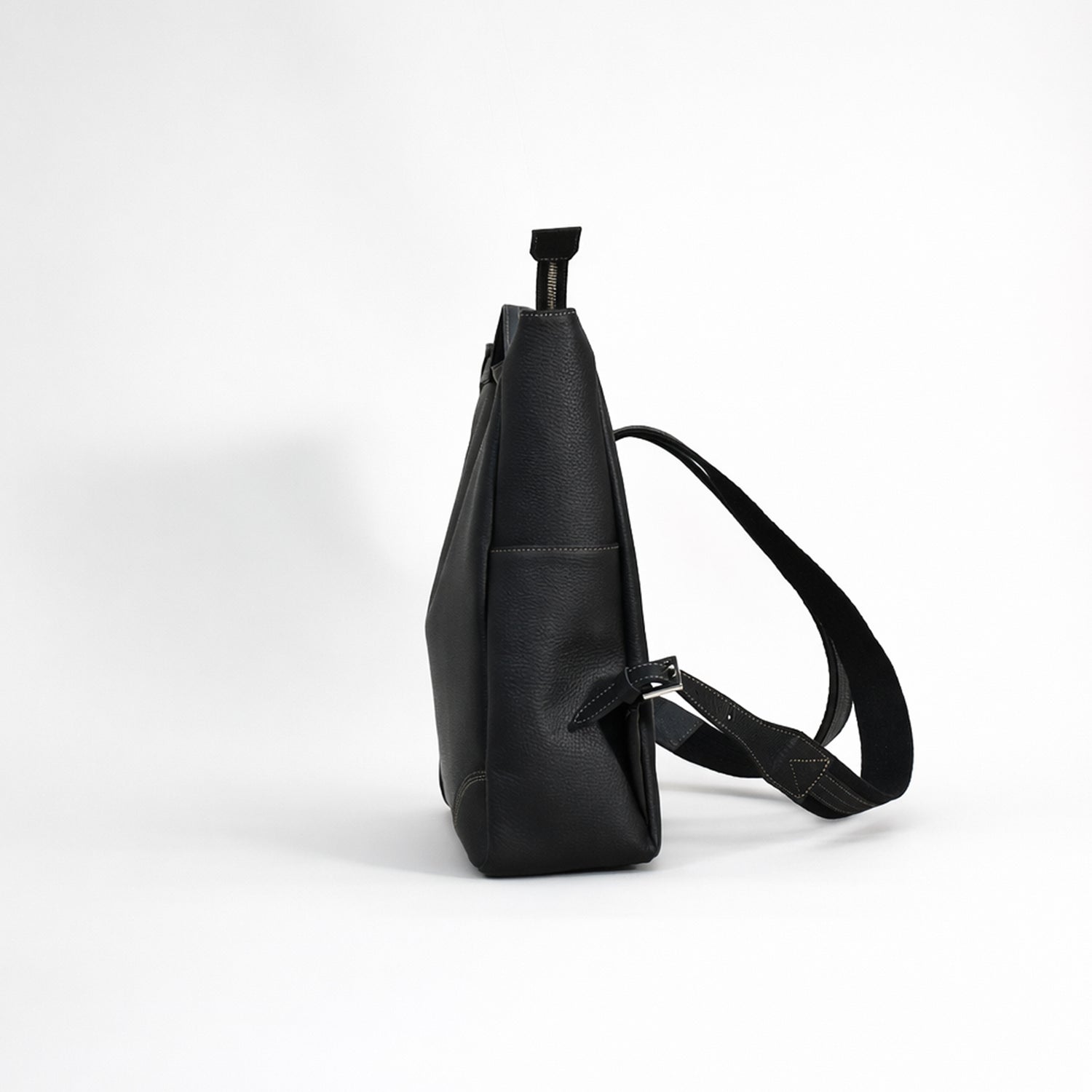 Genuine leather multi-functional shoulder pouch