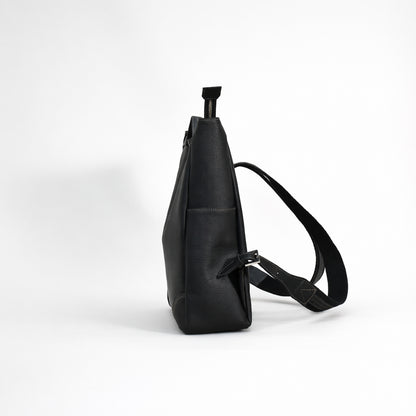 Genuine leather multi-functional shoulder pouch